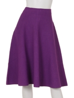 [Sov.]ニットフレアースカート/パープル