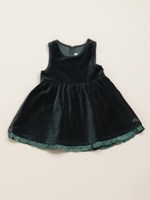 [ベビー]別珍ジャンパースカート/グリーン