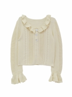 frill knit/offwhite