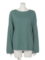 girlプリントロンT/light green