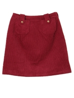 ・コーデュロイミニスカート/ボルドー