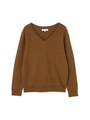 ｜美人百花　１２月号掲載｜ウールカシミア 12Gニット/ブラウン�5(055)