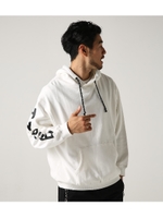 【AZUL BY MOUSSY】HYPED裏起毛パーカー/WHT