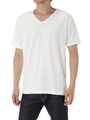【AZUL BY MOUSSY】スラブパイルVネック半袖T/WHT