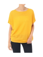 【AZUL BY MOUSSY】ハイツイストドルマンニット/YEL