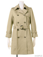 【BED＆BREAKFAST】Standard Short Trench Coat/BEIGE