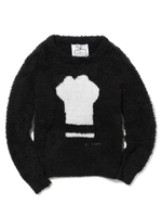 【Joel Robuchon & gelato pique】HOMME’ジェラート’カシミアミックスプルオーバー/BLK