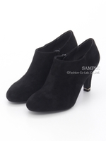 【REZOY】アンクルブーティ/ブラックスエード