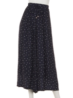 【Rew de Rew】ウエストゴムドットパンツ（8R12-065622）/ネイビー