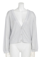 【Rew de Rew】ラメカーディガン（8R15-08032）/シルバー