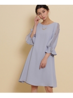 【Sサイズ】Luxe brille キャンディースリーブワンピース/ライトグレー(011)