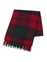 【WEB限定】 チェックストール マフラー/ワインレッド(363)