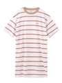 【WEB限定】STRIPED H/S TEE DRESS EC/ホワイト