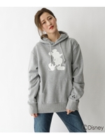 【WEB限定】サガラ刺繍 プルパーカー (ミッキーマウス)/グレー(012)