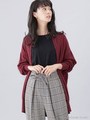 【WEB限定】ドロップショルダーカーディガン/バーガンディ
