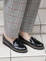 【WEB限定】プラットフォームローファー/ブラック