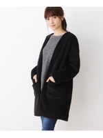 【WEB限定サイズあり】ボア×ロングプルオーバーセット/ブラック(019)