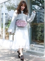 【sw】2wayレースコンビワンピース/GRY