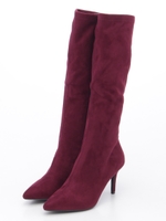 【ストレスフリー】ストレッチロングブーツ/WINE