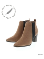 【ストレスフリー】ベーシックショートブーツ/BROWN