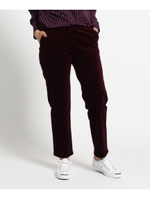 【洗える】コーデュロイパンツ/ボルドー(064)