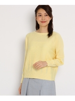 【洗える】タックオットプルオーバー/レモンイエロー(031)