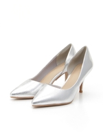 【足幅ゆったり3E】ポインテッドトゥサイドオープンパンプス/GREGE