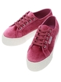 ■SUPERGA 2790VELVETCHENILLEW/レッド