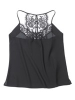 ＳＡＬＯＮ　ｂｙ　ＰＪ／アンティークフラワーキャミ/ブラック