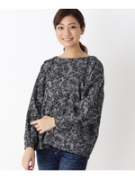 ふくれジャガードプルオーバー/ブラック(419)