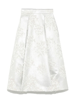 オリジナルジャガードフレアミドルスカート/SLV