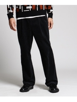 コーデュロイワイドパンツ/ブラック(019)