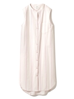 コットンストライプドレス/PNK