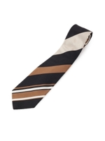 サテンモガドール オルタストライプ タイ [ メンズ ネクタイ ]/ブラック(319)