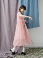 シースルードットワンピース/PNK