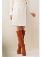 シープタッチシャギースカート/ホワイト(030)