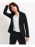 シャンブレー　ウールジャケット/ブラック(019)