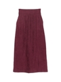 スエードライクハイウエストスカート/ボルドー