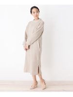 スライバー起毛ワンピース/ベージュ(052)