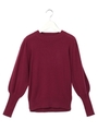 タックスリーブKNIT TOPS/PURPLE