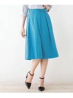 タックフレアスカート/ライトブルー(091)