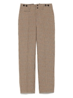 チェック柄マニッシュパンツ/BRW