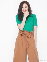 トタンテレコ5分袖プルオーバー/グリーン