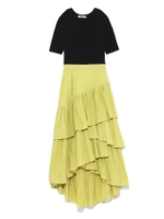 ドッキングニットワンピ/YEL