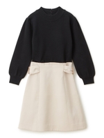 ドッキングミニワンピース/ブラック