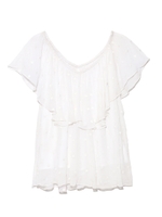 ドットシアーチュニック/WHT