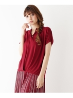 パールビジューピンスキッパープルオーバー/ボルドー(064)