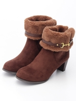 ビット付ファーブーツ/チャ