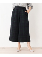 フカフカ裏起毛ガウチョ/ネイビー(293)