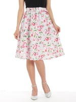 フラワースカート/ピンク